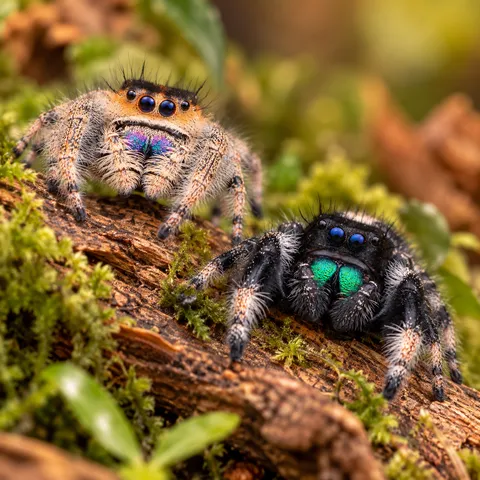 Phidippus regius – die Königs-Springspinne